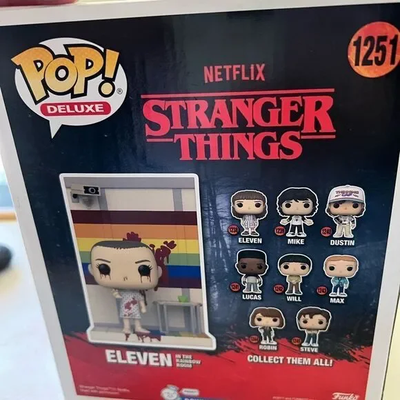 Funko Pop Deluxe Stranger Things Exclusive Eleven Rainbow Room